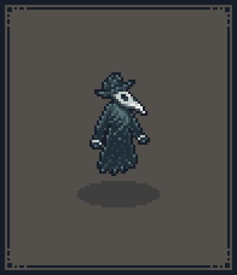 Plague Doctor Pixel Art