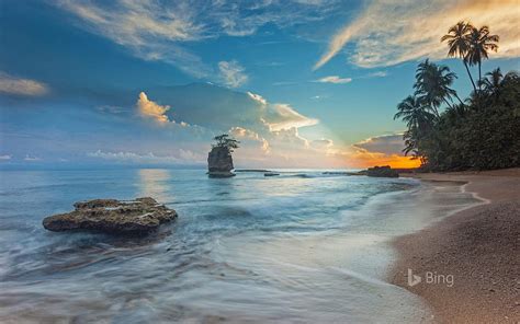 The Shoreline Of Cahuita National Park Costa Rica Bing Sonu Rai