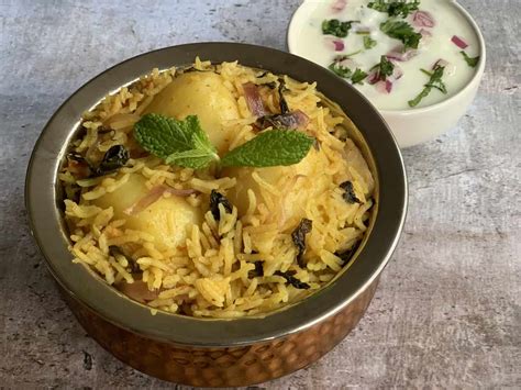 Instant Pot Potato Biryani Aloo Biryani Indian Veggie Delight