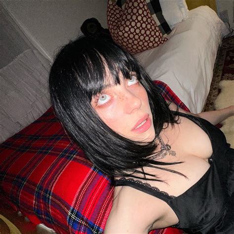 Billie Eilish Pairs Lace Lingerie With Platform Heels For Sultry