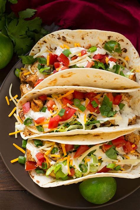 Grilled Chicken Tacos With Cilantro Lime Ranch Cooking Classy