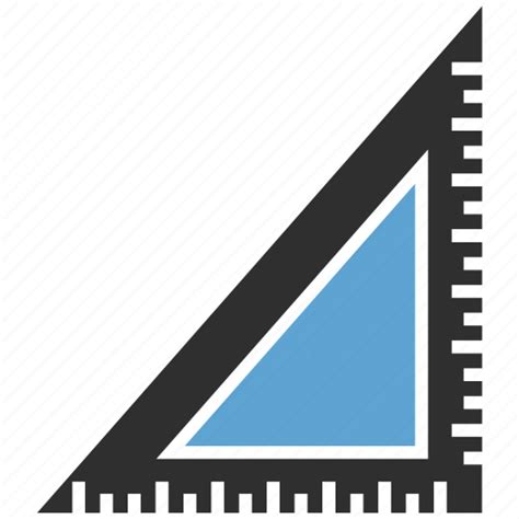 Ruler Scale Triangle Icon Download On Iconfinder