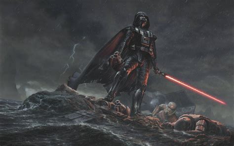 Wallpaper Drawing Star Wars Digital Art Movies Darth Vader