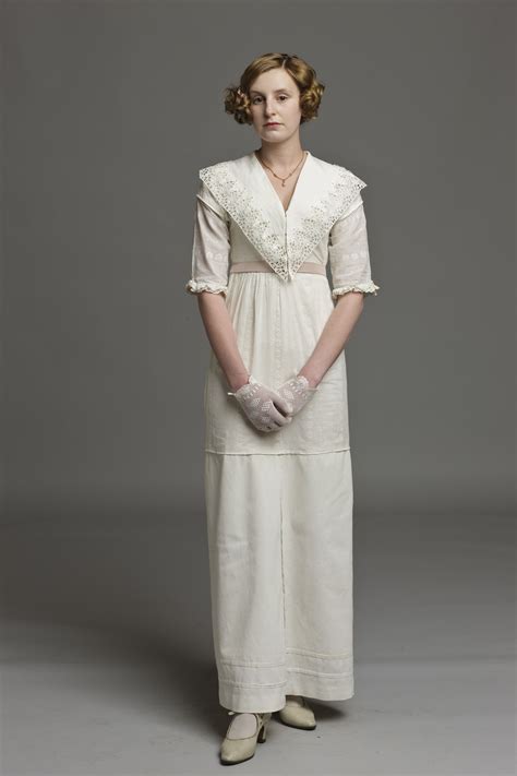 Downton Abbey S1 Laura Carmichael As Lady Edith Crawley Downton