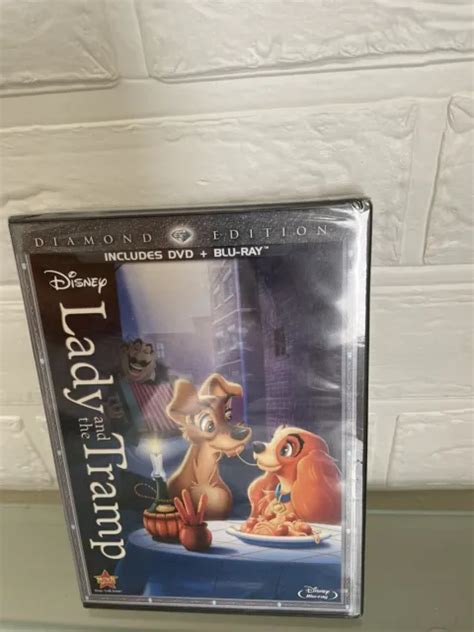 Disney Lady And The Tramp Blu Ray Dvd 2012 2 Disc Diamond Edition