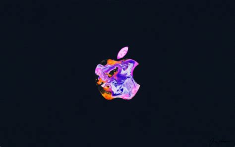 Hintergrundbilder Apple Logo Apple Mac Event Logo Dark Illustration