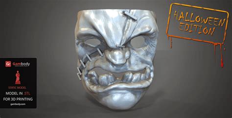 Pudge Mask 3d Print Stl File Dota 2 Models Gamboy
