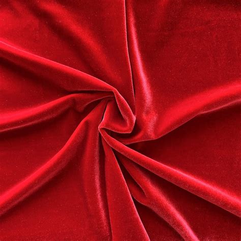 Red Velvet Fabric Texture