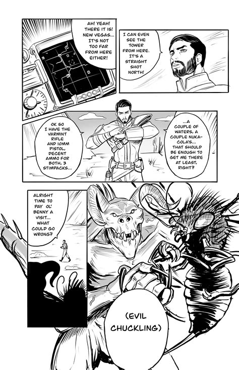 Fallout New Vegas My First Experience Short Comic Heavily Manga Inspired By Me Enjoy R