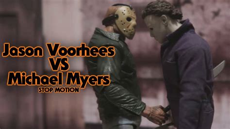 Jason Voorhees Vs Michael Myers Stop Motion Youtube