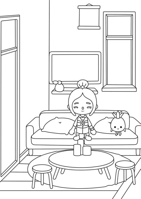 Toca Life Printable Coloring Pages Toca Boca Coloring Pages Pdmrea