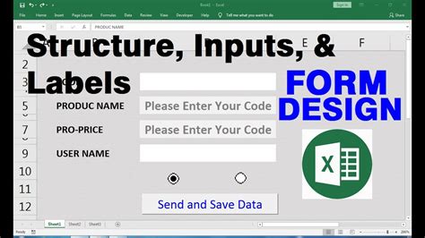 Excel Userform Design Best Practices Excel Userform Data Entry Youtube