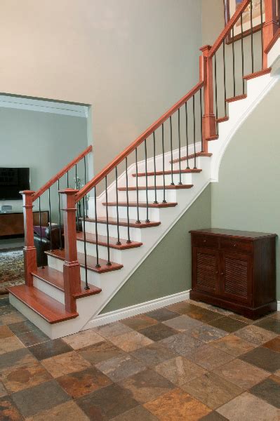 Contemporary Post To Post Stairs Young And Son Woodworks
