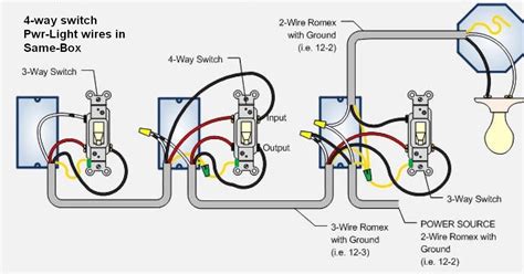 1 Gang 3 Way Light Switch Wiring Diagram