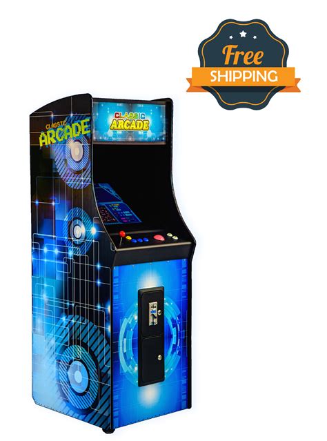 Full Sized Upright Arcade Game With 412 Classic Golden Age Games And