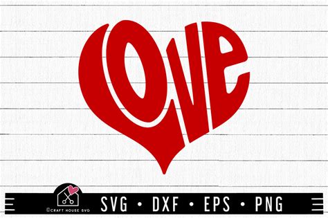 Free Love Heart Word Art Svg Valentines Day Cut Files Craft House Svg