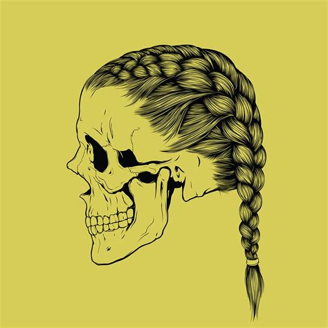 Oni Mask Psychadelic Art Skeleton Art Human Skull Freelance Graphic