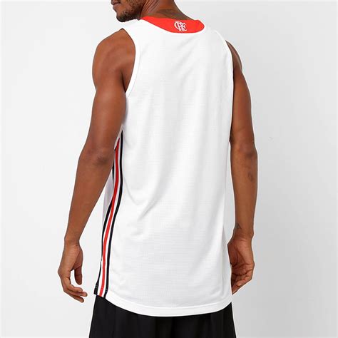 Aproveite o frete grátis pelo mercadolivre.com.br! Camisa Adidas Flamengo Regata Basquete Oficial Padrão Nba ...