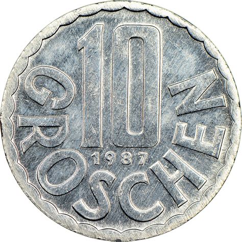 Austria 10 Groschen Eagle 1968 Coin Art And Collectibles Collectibles Jan