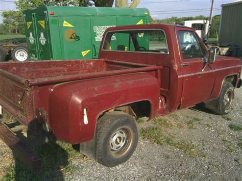 Purchase Used 1976 Chevy 4x4 Short Bed Stepside K10 Truck Ps Pb In