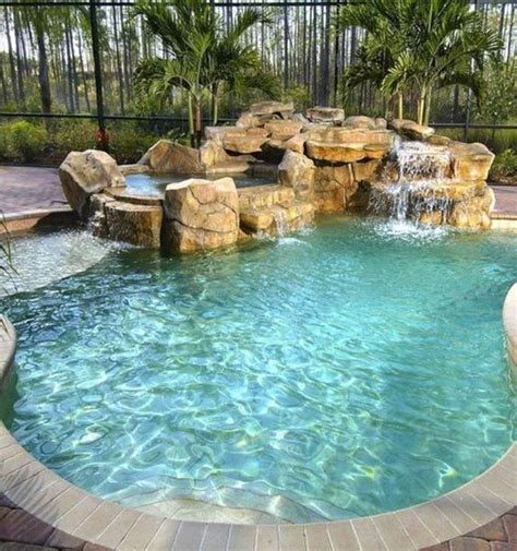 Swimming Pool With Waterfalls Ideas 25 Inspiring Designs Youll Adore