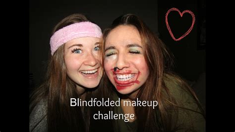 Blindfolded Makeup Challenge Youtube