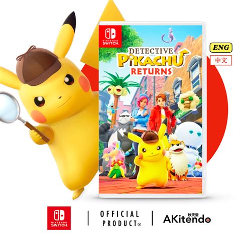 Nintendo Switch Detective Pikachu Returns 中eng Shopee Malaysia
