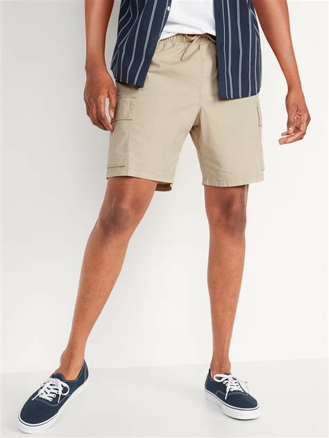 Pull On Cargo Shorts For Men 7 Inch Inseam Old Navy