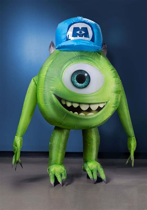 Monsters Inc Mike Wazowski Inflatable Costume For Adults