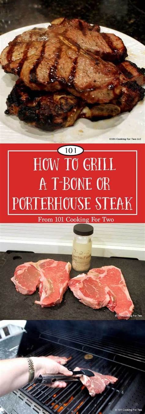 A few hours before you grill, lightly sprinkle both sides of the steak with salt; How to Grill a T-bone or Porterhouse Steak - A Tutorial | Grilled steak recipes, How to grill ...