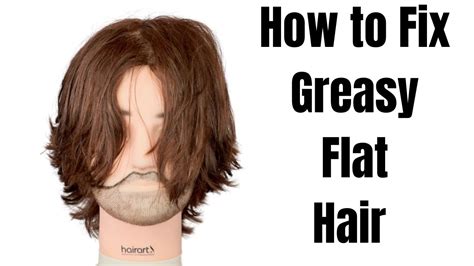 How To Fix Greasy Flat Hair Thesalonguy Youtube