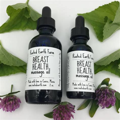 Breast Care Breast Health Massage Oil Violet Oil Breast Etsy