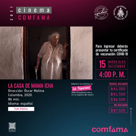 La Casa De Mama Icha En El Teatro Comfama Cine Comfama