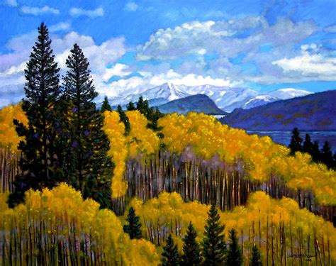 Natures Patterns Rocky Mountains Painting By John