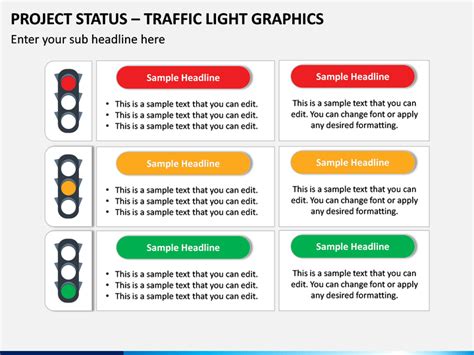 Project Status Traffic Lights Graphics Powerpoint Ppt Slides