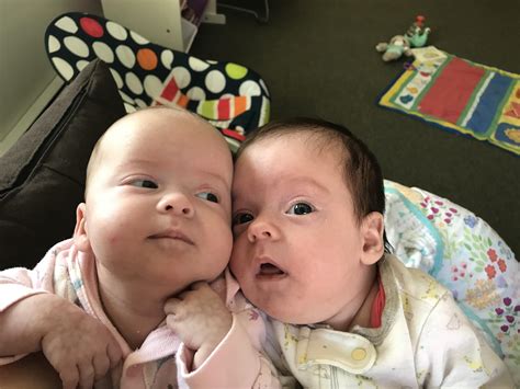 my twin daughters listening to each other r twins