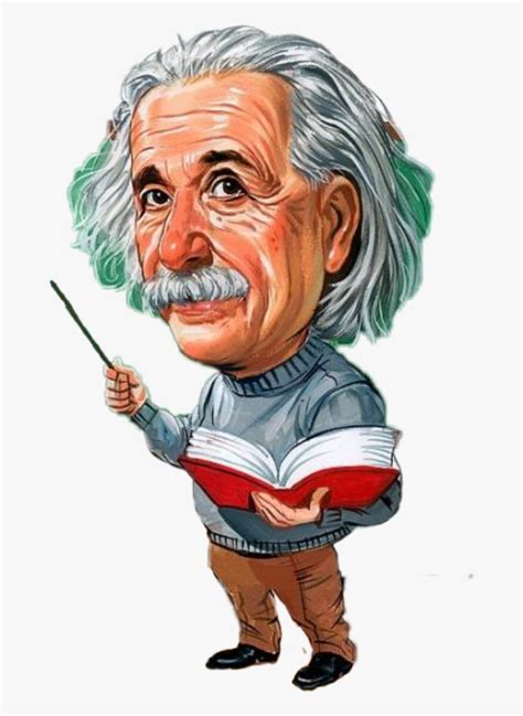 Albert Einstein Cartoon Transparent Free Transparent Clipart Clipartkey