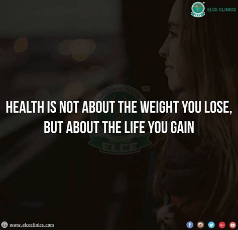 Health Is Not About The Weight You Lose But About The Life You Gain
