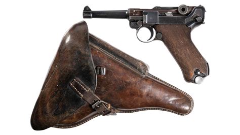 Mauser 42 Code 1939 Dated Luger Semi Automatic Pistol Rock Island