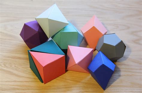 Pop Makes Geometric Paper Shapes