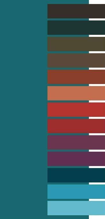 Image Result For Colors That Match Deep Teal Combinações De Cores