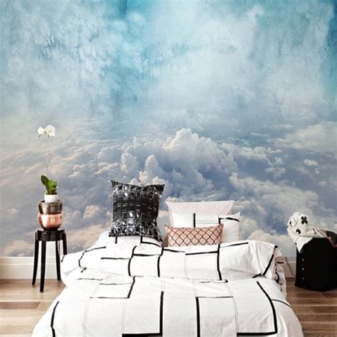 Custom Wallpaper Mural Cloud Sky Nature Scenery Bvm Home