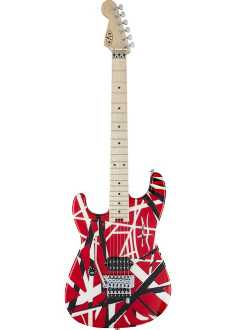 Evh Striped Series Left Handed Lh Rbw Red Black And White Stripes