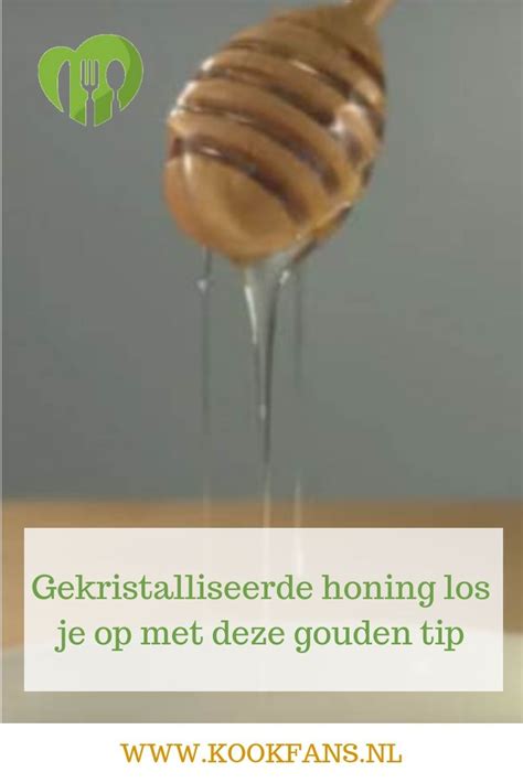 Gekristalliseerde honing los je op met deze gouden tip