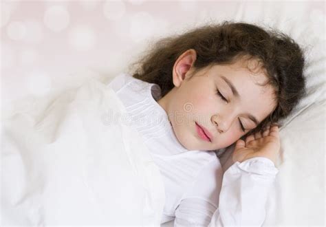 Little Girl Sleeping And Dreaming Stock Image Image 35109629