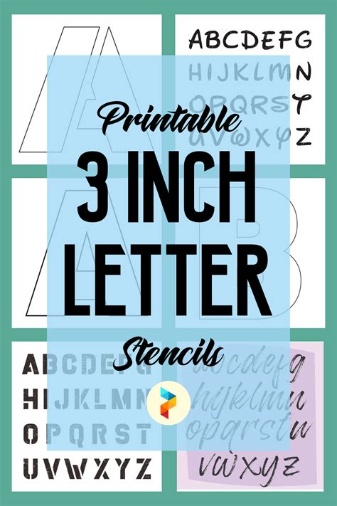 10 Best Free Printable 3 Inch Letter Stencils Pdf For Free At Printablee