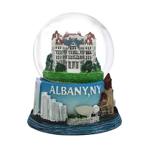 65mm Albany New York Snow Globe