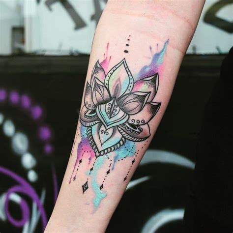 65 Watercolor Tattoo Ideas Flower Wrist Tattoos Arm Sleeve Tattoos