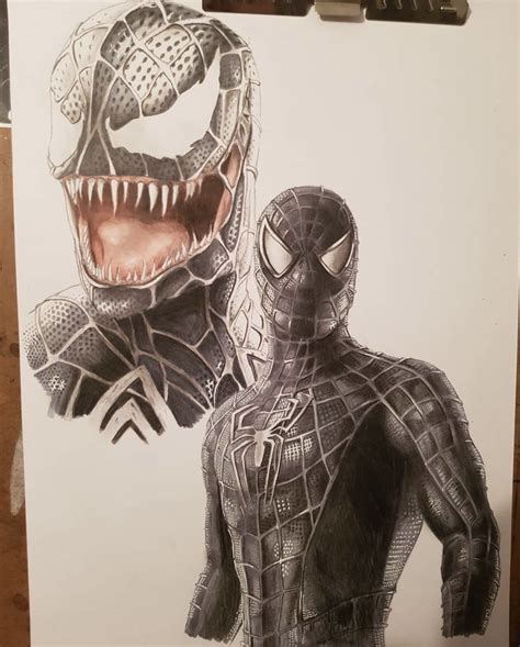 Daily Symbiote Spider Man On Twitter Cool Sam Raimi Spider Man Symbiote And Venom Art By