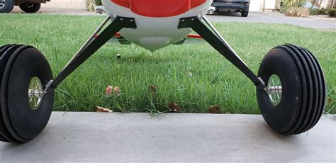 Cessna 170 Severe Duty Carbon Landing Gear Strut Supports Critical Rc